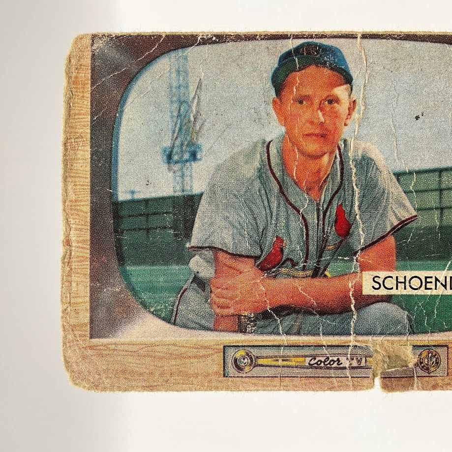 Red Schoendienst 1955 Bowman #29 St. Louis Cardinals PR - Collector Store LLC