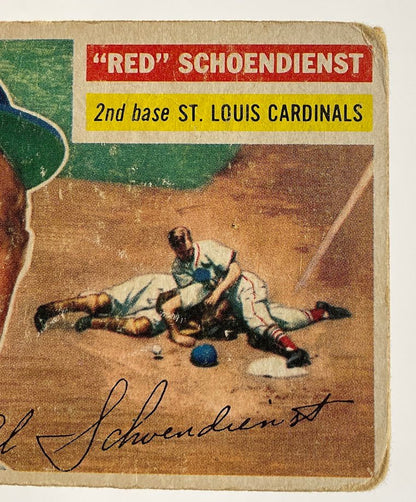 Red Schoendienst 1956 Topps #165 St. Louis Cardinals GD - Collector Store LLC