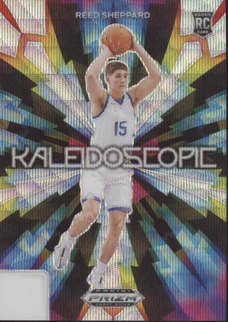 Reed Sheppard 2024 Panini Prizm Draft Picks Kaleidoscope Prizm RC 36/99 #15 - Collector Store LLC