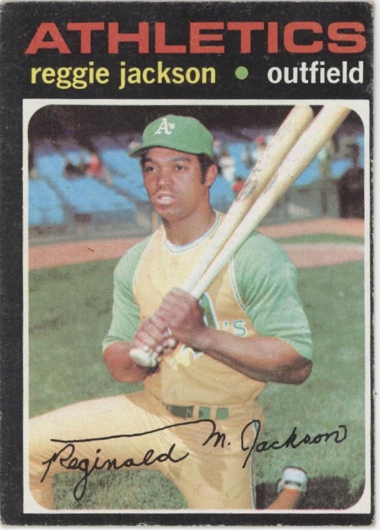 Reggie Jackson 1971 Topps #20 Oakland Athletics VG - Collector Store LLC