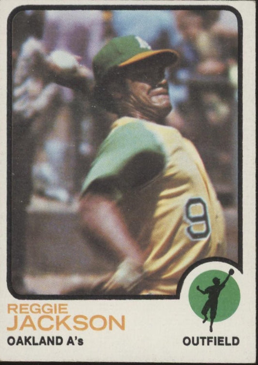 Reggie Jackson 1973 Topps #225 Oakland Athletics VG - Collector Store LLC