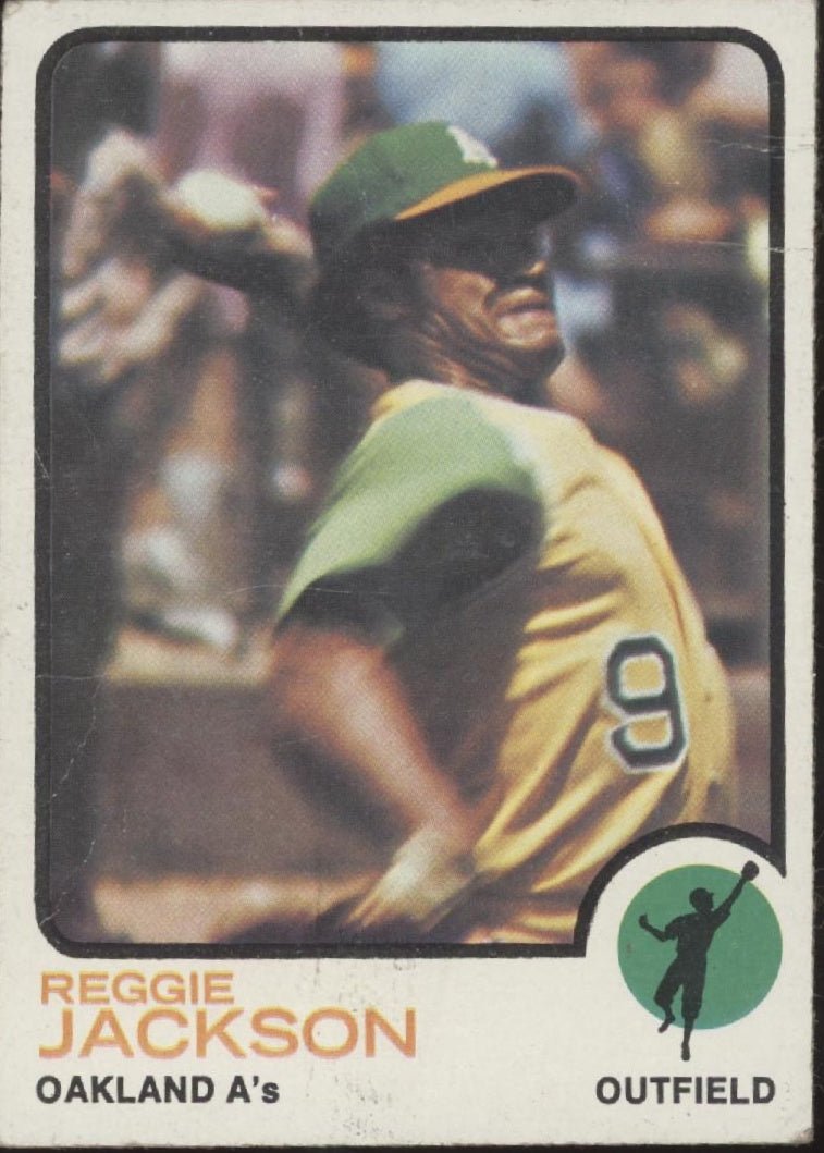 Reggie Jackson 1973 Topps #255 Oakland Athletics GD - Collector Store LLC