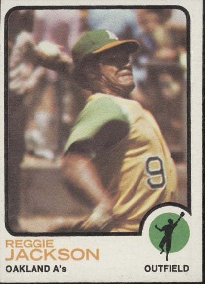 Reggie Jackson 1973 Topps #255 Oakland Athletics VG - Collector Store LLC