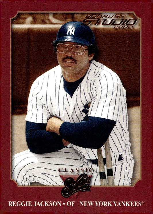 Reggie Jackson 2002 Donruss Classic Studio 0793/1000 #SC - 6 - Collector Store LLC