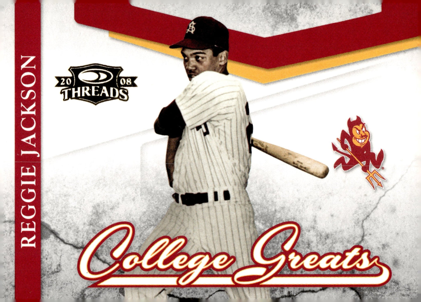 Reggie Jackson 2008 Donruss Threads College Greats #CG - 2 - Collector Store LLC