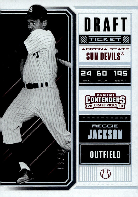 Reggie Jackson 2018 Panini Contenders Draft Picks Ticket 53/99 #6 - Collector Store LLC