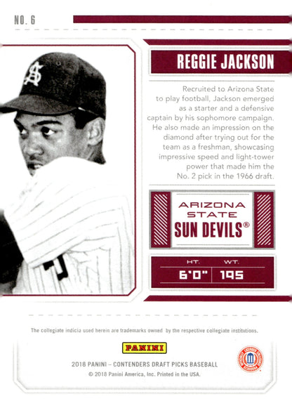 Reggie Jackson 2018 Panini Contenders Draft Picks Ticket 53/99 #6 - Collector Store LLC