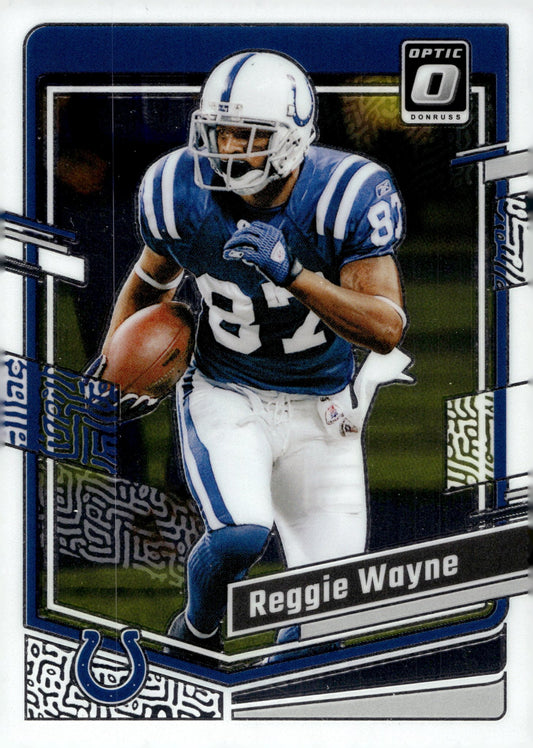 Reggie Wayne 2023 Panini Donruss Optic #80 - Collector Store LLC