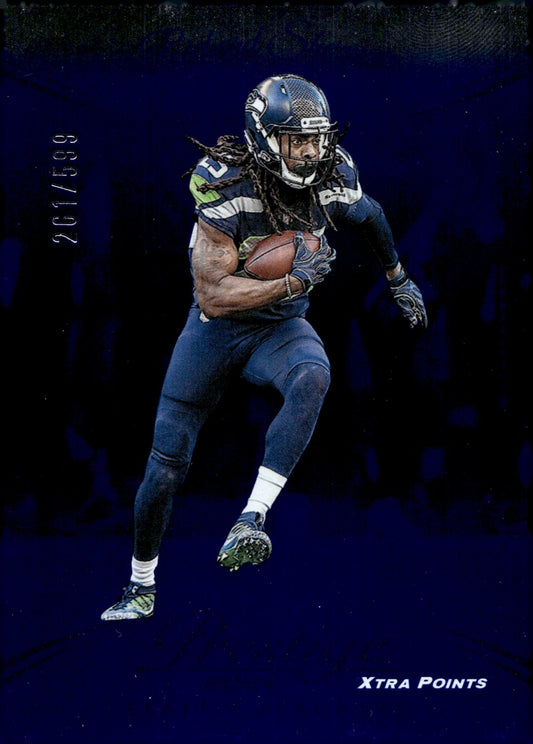 Richard Sherman 2024 Panini Prestige Xtra Points Blue 261/599 #273 - Collector Store LLC