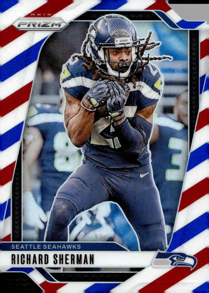 Richard Sherman 2024 Panini Prizm Red White & Blue Prizm #265 #1 - Collector Store LLC