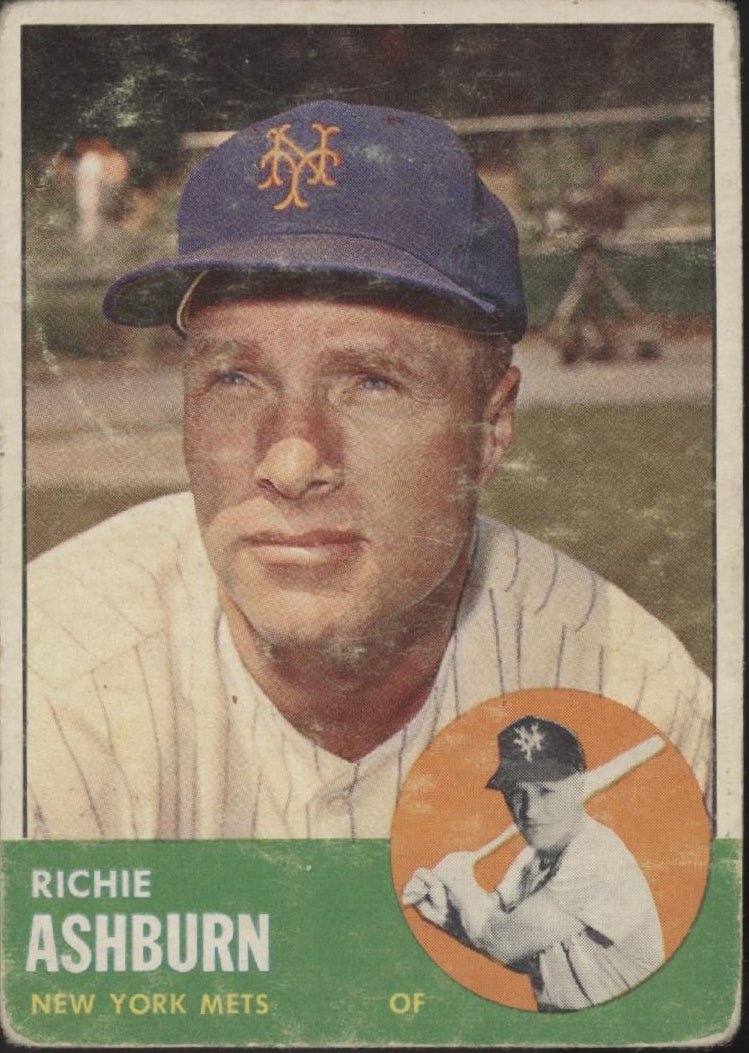 Richie Ashburn 1963 Topps #135 New York Mets PR - Collector Store LLC