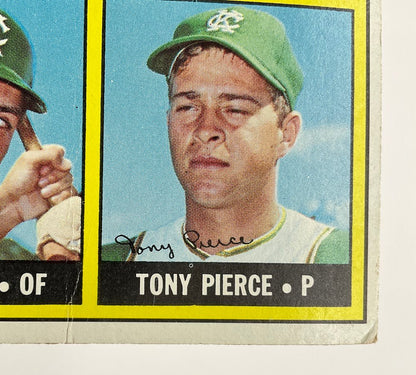 Rick Monday / Tony Pierce 1967 Topps Athletics Rookie Stars RC #542 VG - Collector Store LLC