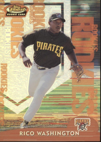 Rico Washington 2000 Topps Finest Refractor RC 0235/1000 #265 - Collector Store LLC