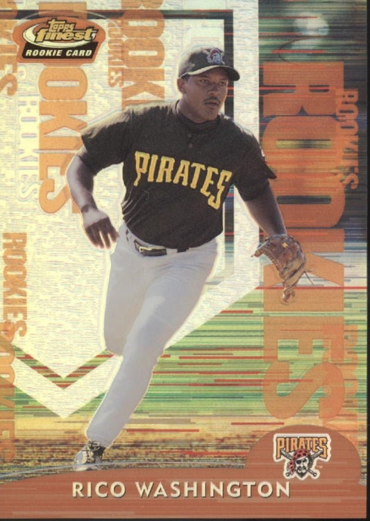 Rico Washington 2000 Topps Finest Refractor RC 0235/1000 #265 - Collector Store LLC
