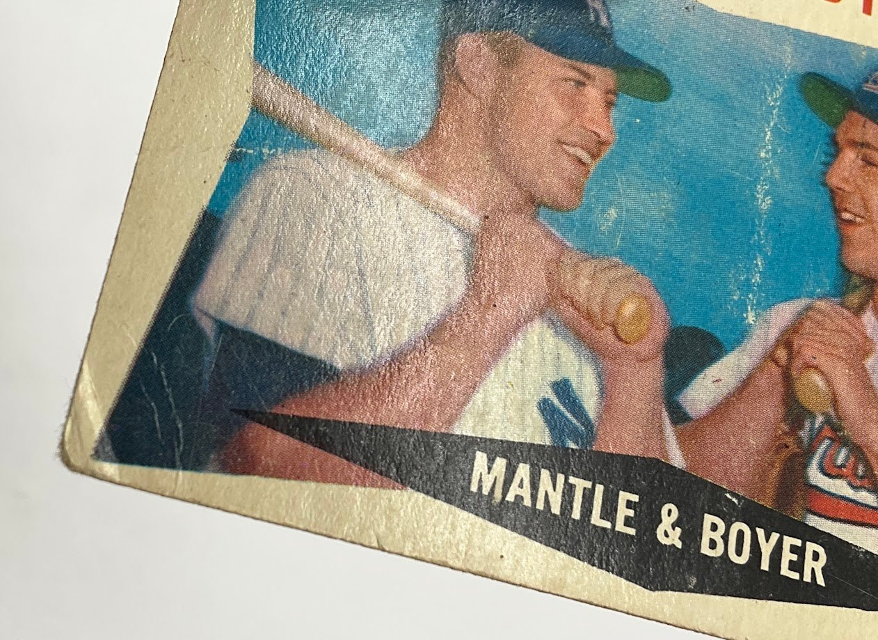 1960 selling Rival all stars topps mantle/boyer