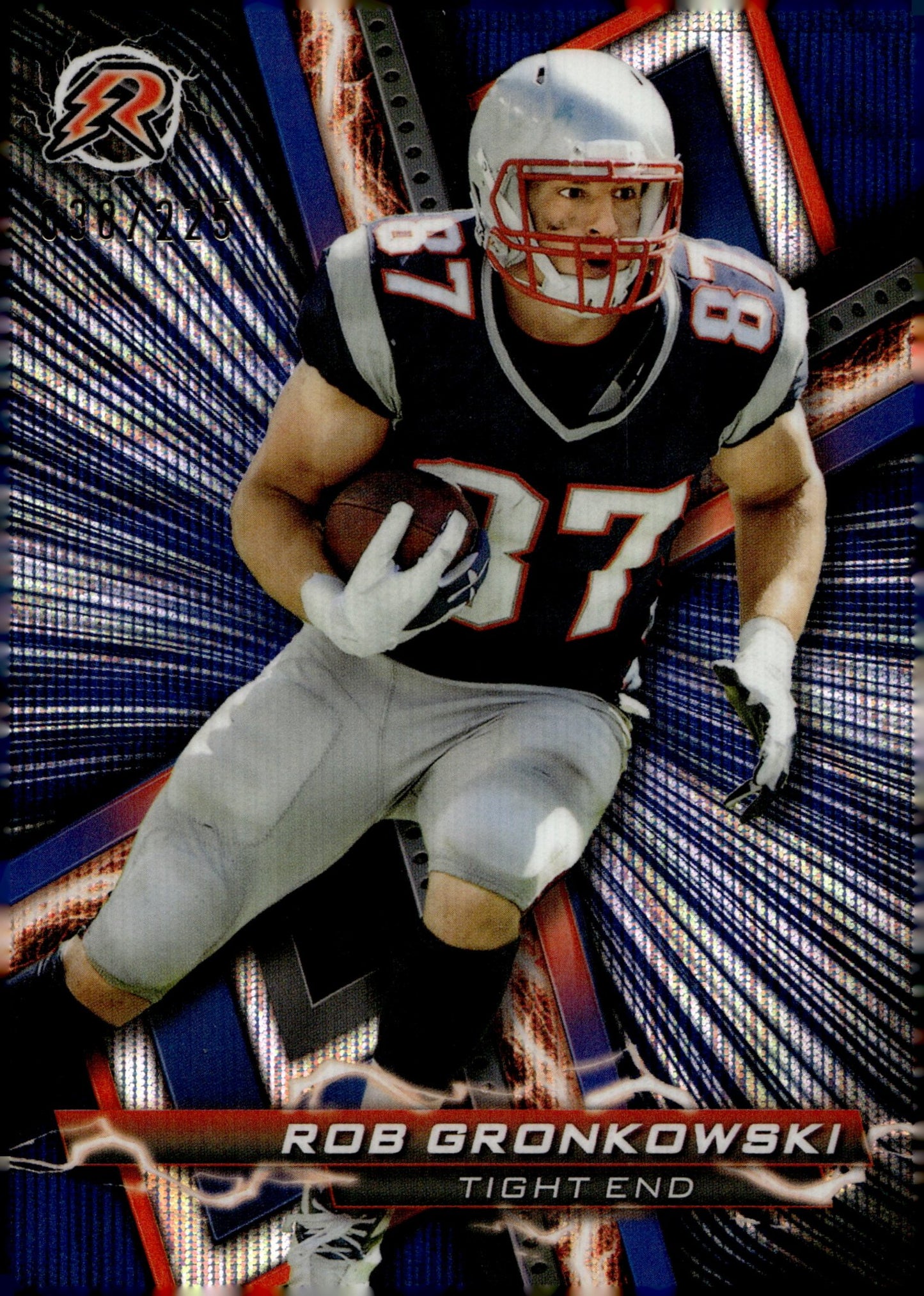 Rob Gronkowski 2024 Topps Composite Resurgence Navy Surge Refractor 038/225 #73 - Collector Store LLC