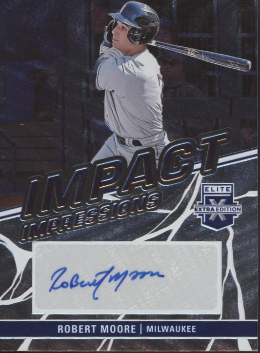 Robert Moore 2023 Panini Elite Extra Edition Impact Impressions Auto #II - RMR - Collector Store LLC