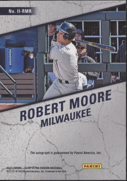 Robert Moore 2023 Panini Elite Extra Edition Impact Impressions Auto #II - RMR - Collector Store LLC