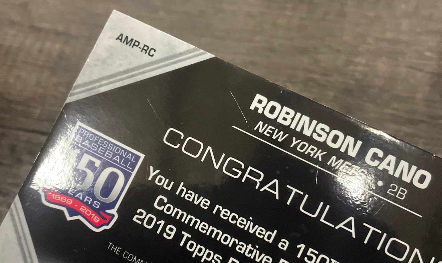 Robinson Cano 2019 Update Series 150th Anniversary Commemorative Patch 077/150 - Collector Store LLC