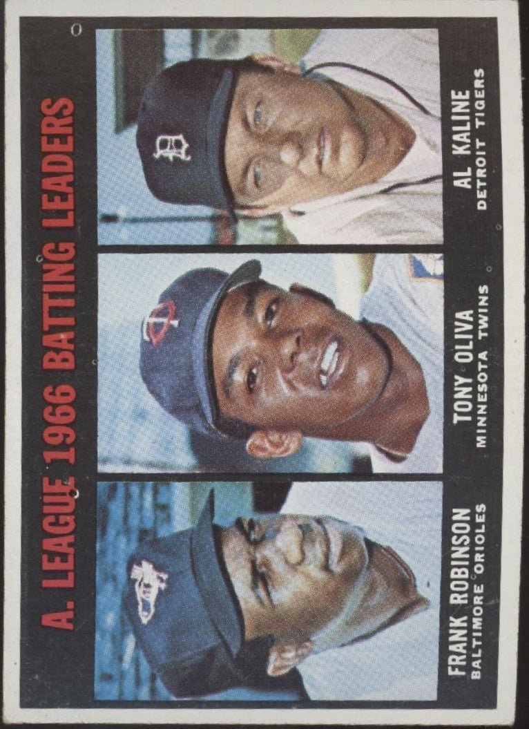 Robinson / Oliva / Kaline 1967 Topps Batting Leaders #239 VG - EX - Collector Store LLC