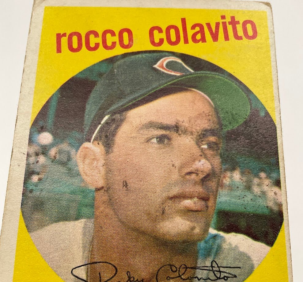 Rocco Colavito 1959 Topps #420 Cleveland Indians VG - Collector Store LLC