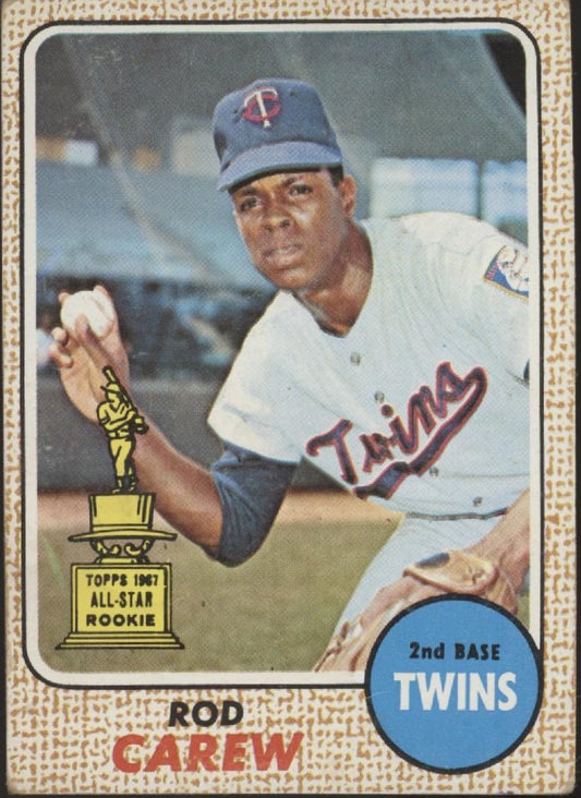 Rod Carew 1968 Topps #80 Minnesota Twins VG - EX - Collector Store LLC