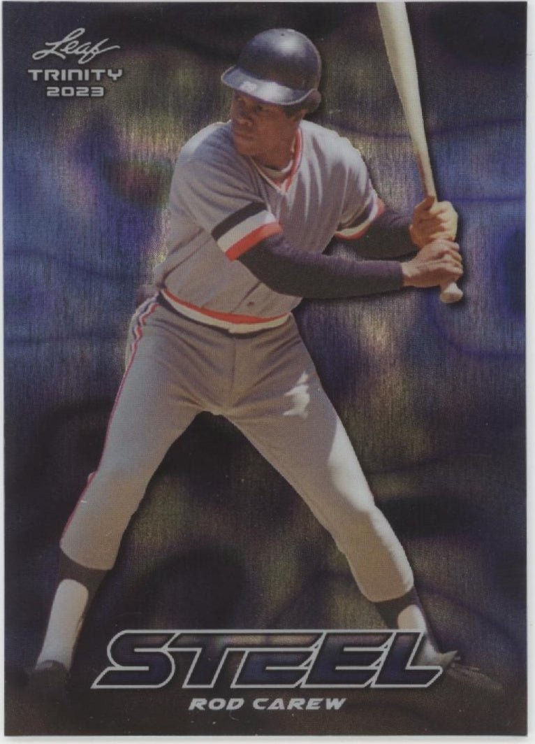 Rod Carew 2023 Leaf Trinity Steel 16/99 #S - 61 - Collector Store LLC