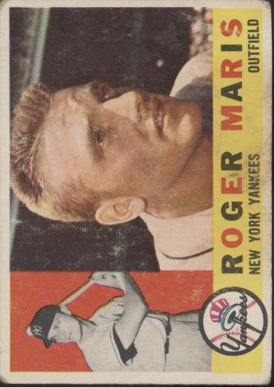 Roger Maris 1960 Topps #377 New York Yankees VG #2 - Collector Store LLC