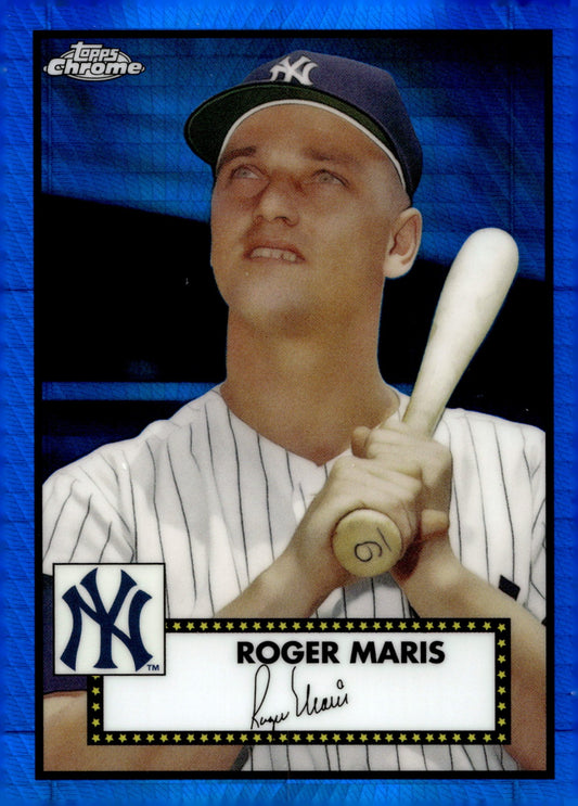 Roger Maris 2021 Topps Platinum Blue Hyper Refractor #612 - Collector Store LLC