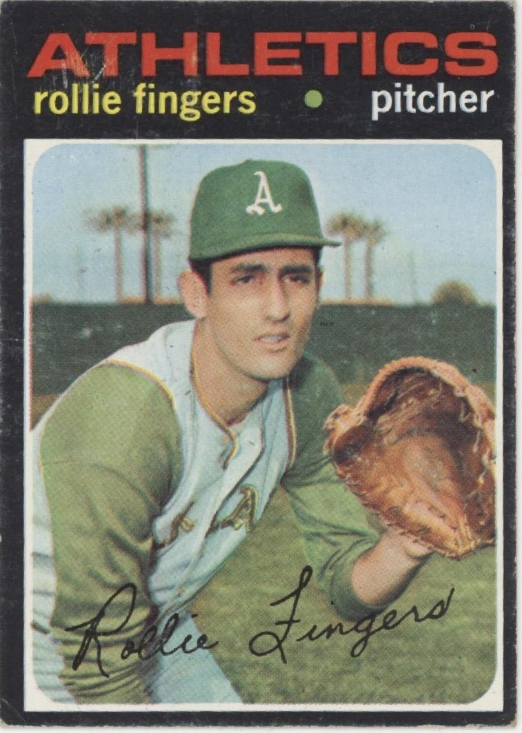 Rollie Fingers 1971 Topps #384 Oakland Athletics VG - Collector Store LLC