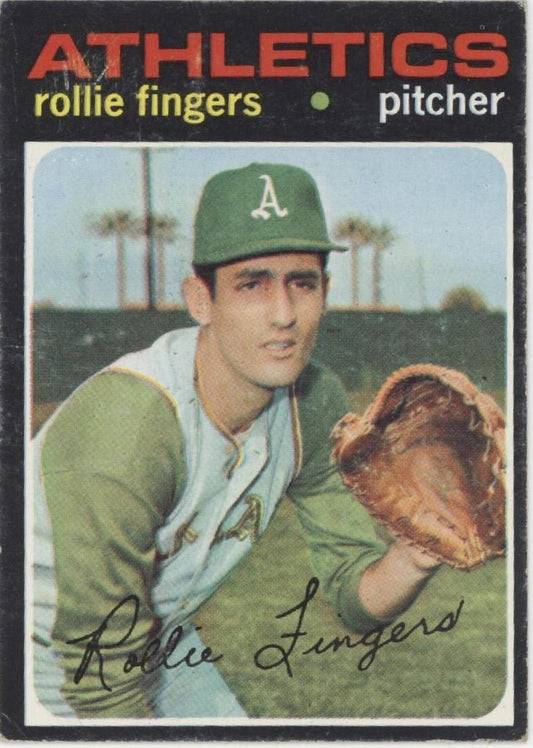 Rollie Fingers 1971 Topps #384 Oakland Athletics VG - Collector Store LLC