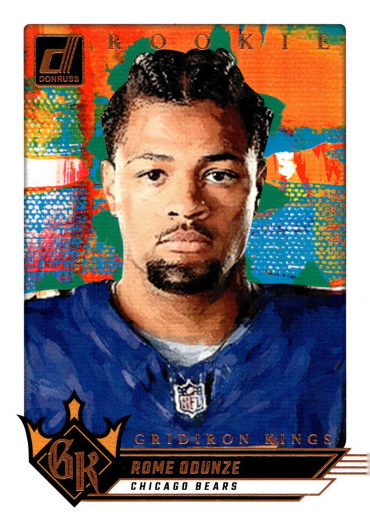 Rome Odunze 2024 Panini Donruss Gridiron Kings RC #7 - Collector Store LLC