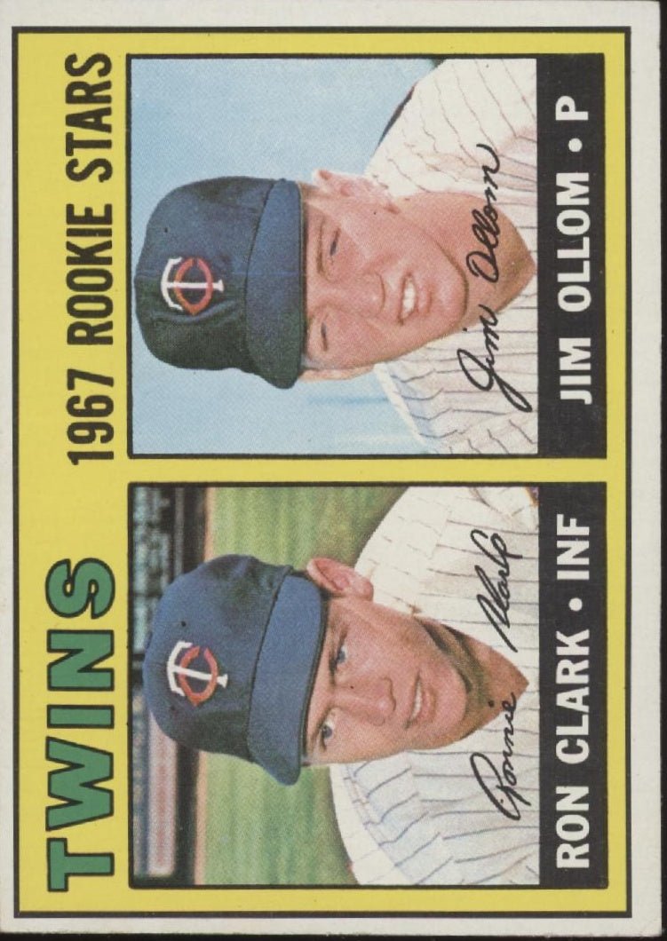 Ron Clark / Jim Ollom 1967 Topps Twins Rookie Stars RC #137 EX - Collector Store LLC