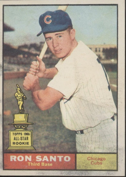 Ron Santo 1961 Topps #35 Chicago Cubs GD - Collector Store LLC