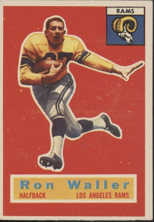 Ron Waller 1956 Topps RC #102 Los Angeles Rams EX - Collector Store LLC
