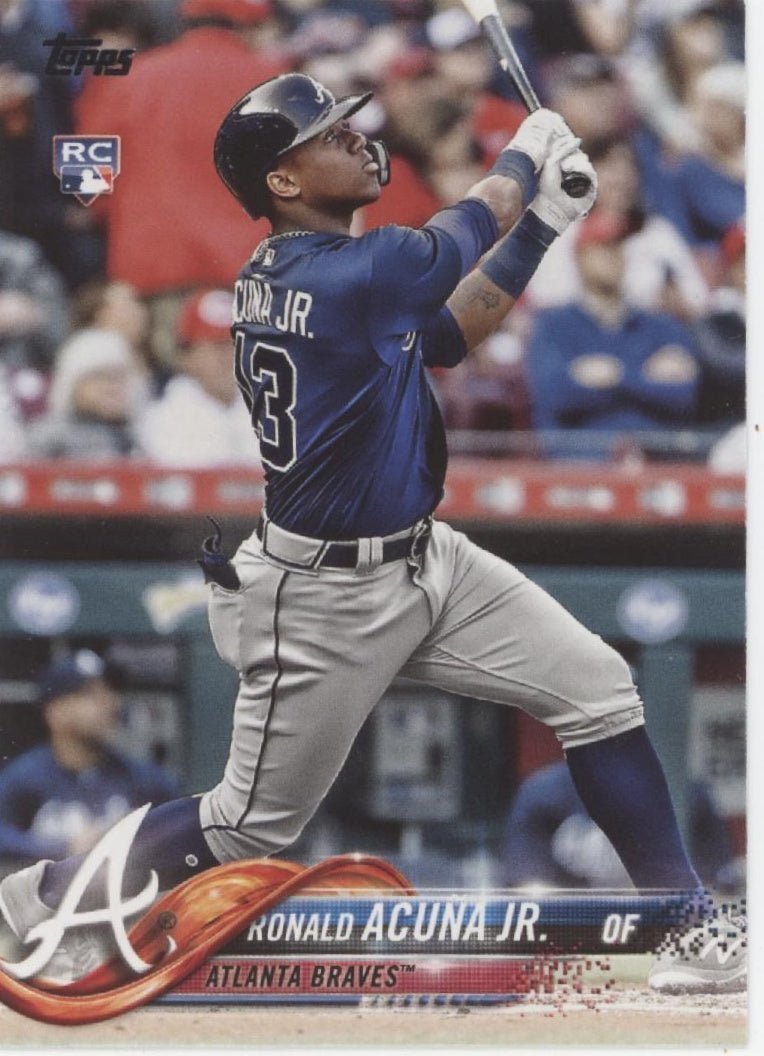 Ronald Acuna Jr. 2018 Topps Update Series RC #US250 - Collector Store LLC