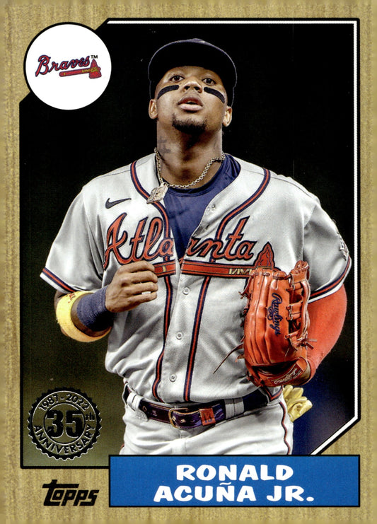 Ronald Acuna Jr. 2022 Topps 35th Anniversary #87TB - 7 - Collector Store LLC