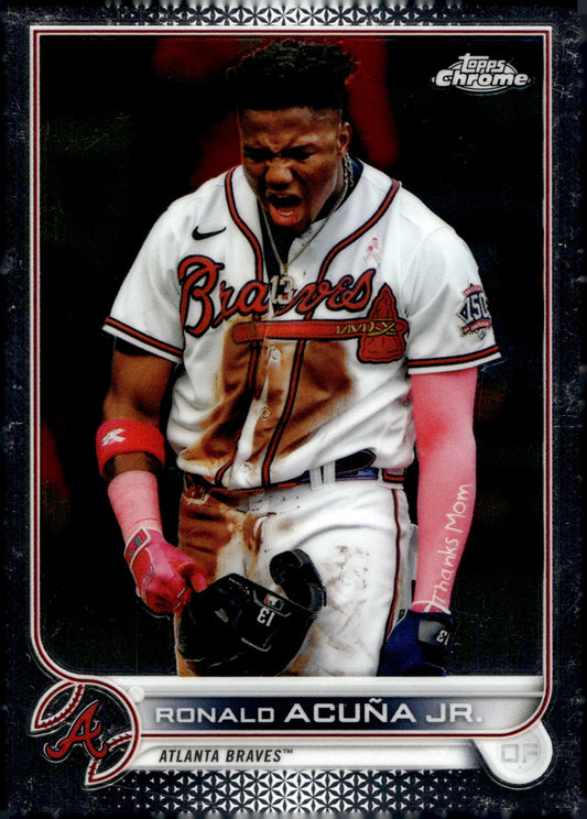 Ronald Acuna Jr. 2022 Topps Chrome #165 - Collector Store LLC