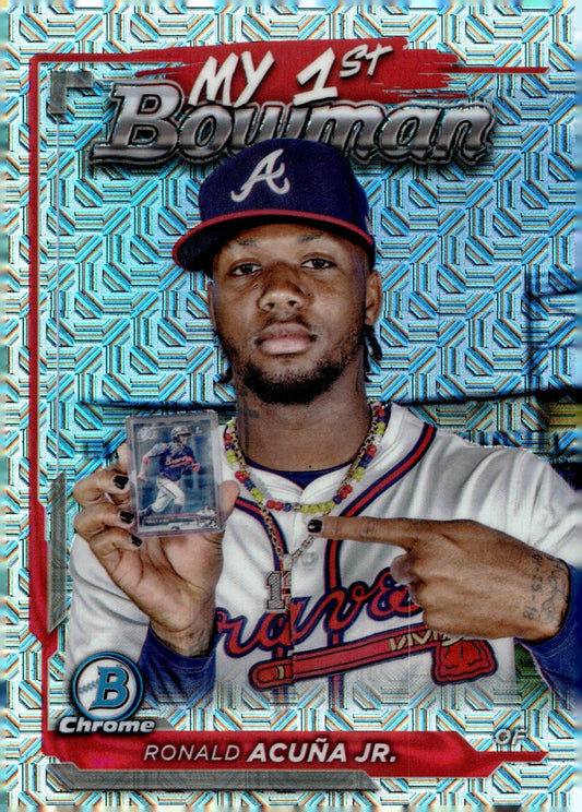 Ronald Acuna Jr. 2024 Bowman Chrome My 1st Bowman #M1B - 8 #3 - Collector Store LLC