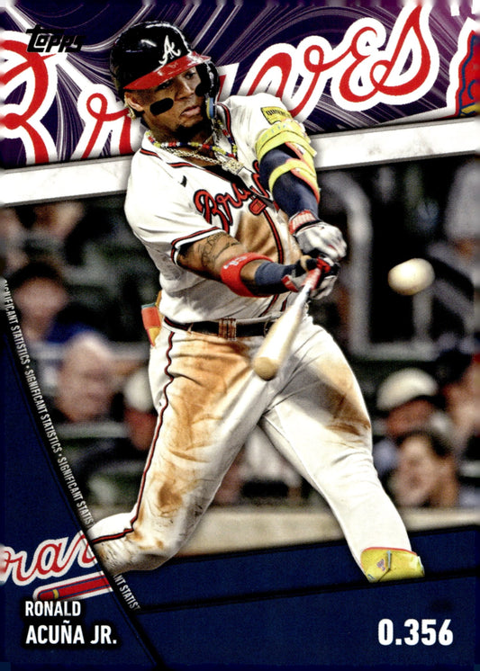 Ronald Acuna Jr. 2024 Topps Significant Statistics #SS - 22 - Collector Store LLC
