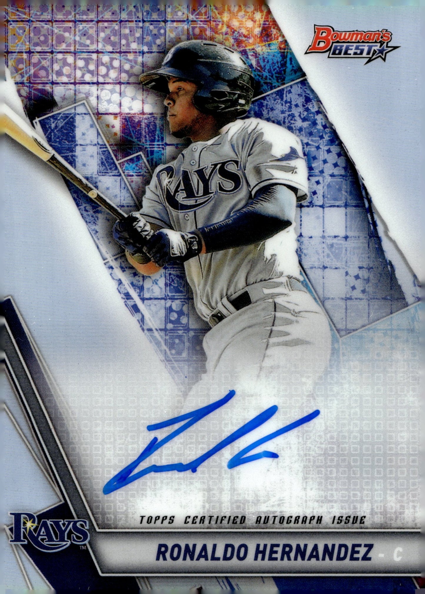 Ronaldo Hernandez 2019 Bowman's Best Refractor Auto #B19 - RHE - Collector Store LLC