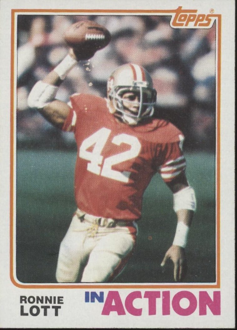 Ronnie Lott 1982 Topps In Action #487 San Francisco 49ers #2 - Collector Store LLC