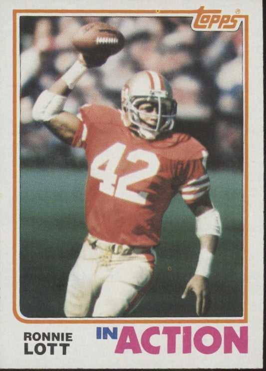 Ronnie Lott 1982 Topps In Action #487 San Francisco 49ers #3 - Collector Store LLC