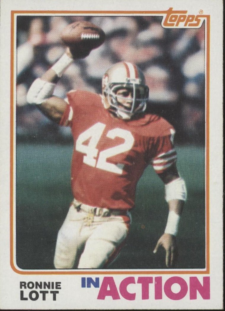Ronnie Lott 1982 Topps In Action #487 San Francisco 49ers #6 - Collector Store LLC