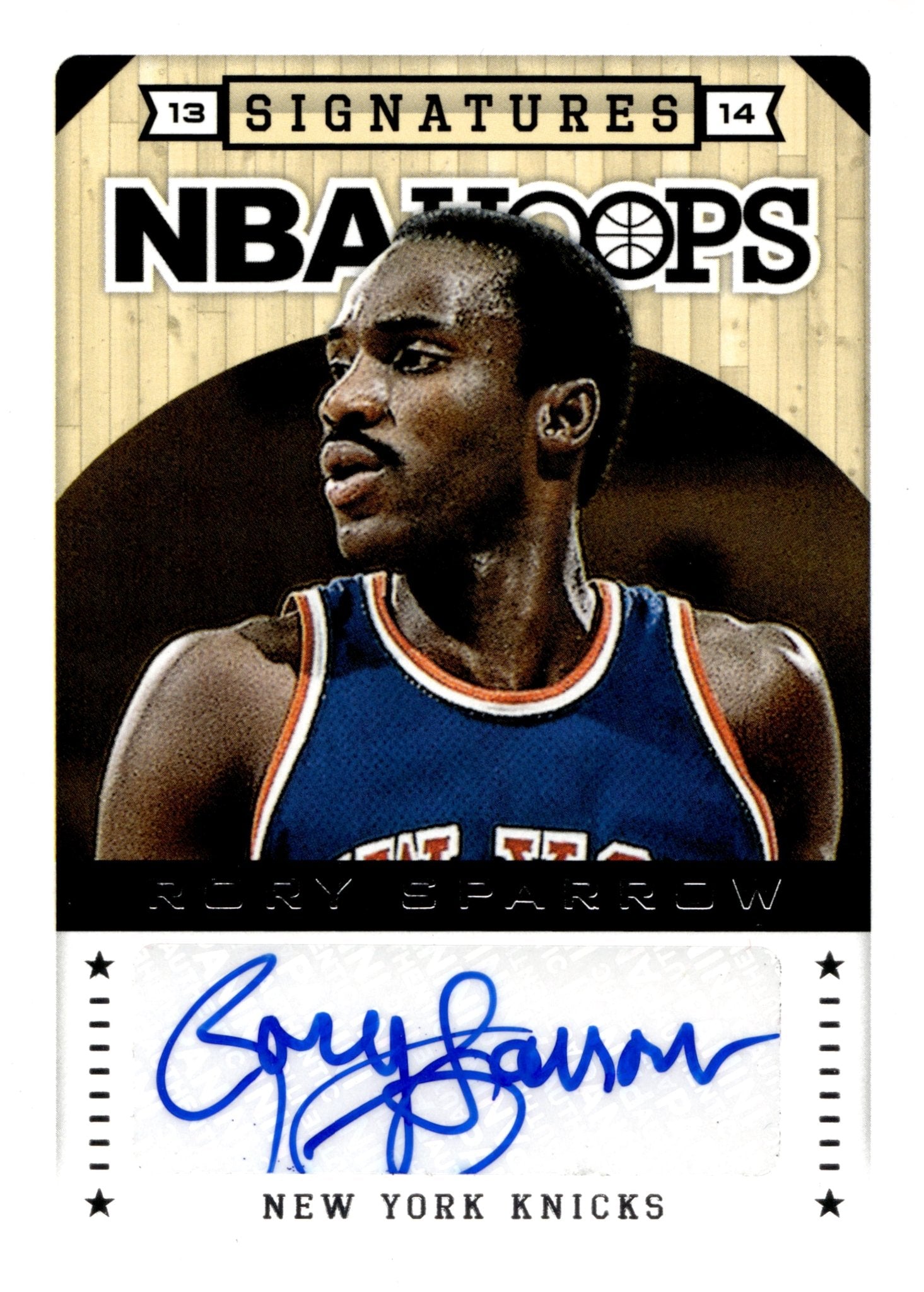 Rory Sparrow 2013 - 14 Panini Hoops Signatures Auto #79 - Collector Store LLC