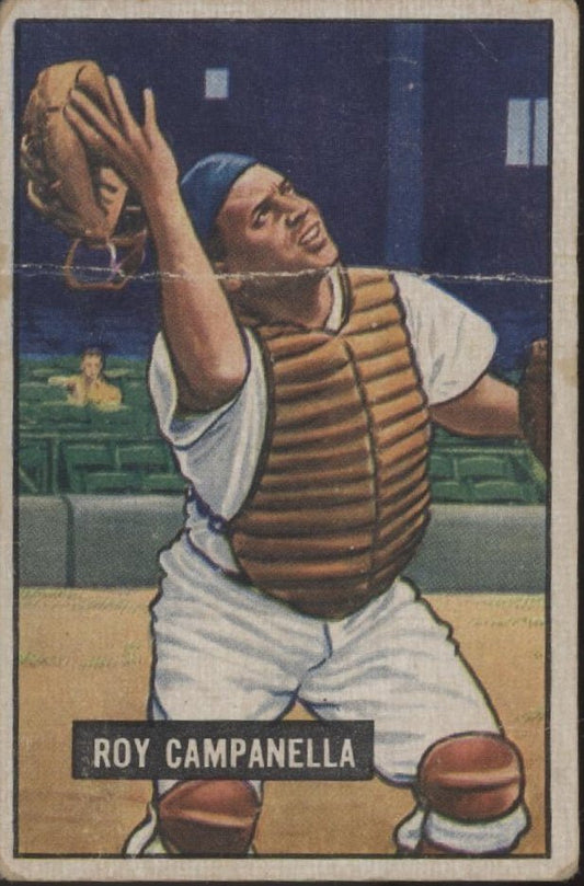 Roy Campanella 1951 Bowman #31 Brooklyn Dodgers PR - Collector Store LLC