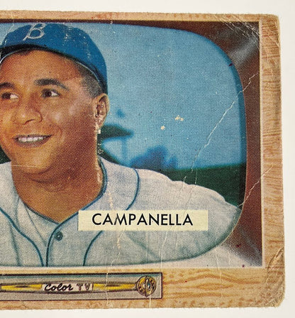 Roy Campanella 1955 Bowman #22 Brooklyn Dodgers GD - Collector Store LLC