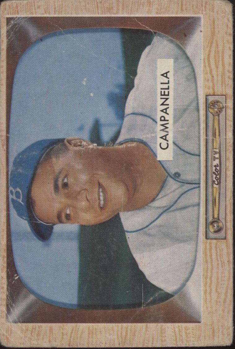 Roy Campanella 1955 Bowman #22 Brooklyn Dodgers GD - Collector Store LLC