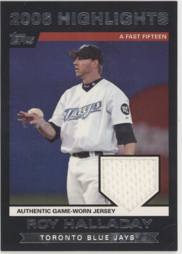 Roy Halladay 2007 Topps Series 2 Highlights Swatch #HR - RH - Collector Store LLC