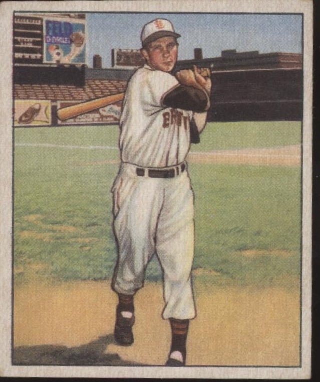 Roy Sievers 1950 Bowman RC #16 St. Louis Browns EX - Collector Store LLC